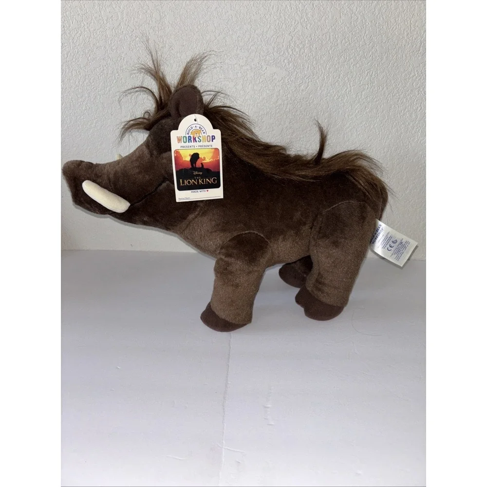 Build-A-Bear Pumbaa Plush‎ Disney Lion King Toy BAB Soft Toy Warthog 17